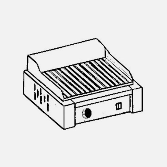 PLANCHA ELÉCTRICA DE 01 CUERPO MEDIANA SIN TAPA