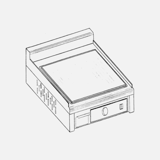 PLANCHA ELÉCTRICA DE 01 CUERPO SIN TAPA